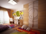 Khmer Interior Bedroom Bedroom Design Showcasing Vibrant Colors and Textures in Cambodia